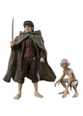 Herr der Ringe - S.H. Figuarts Actionfiguren Frodo Beutlin & Gollum Figur – Bild 1