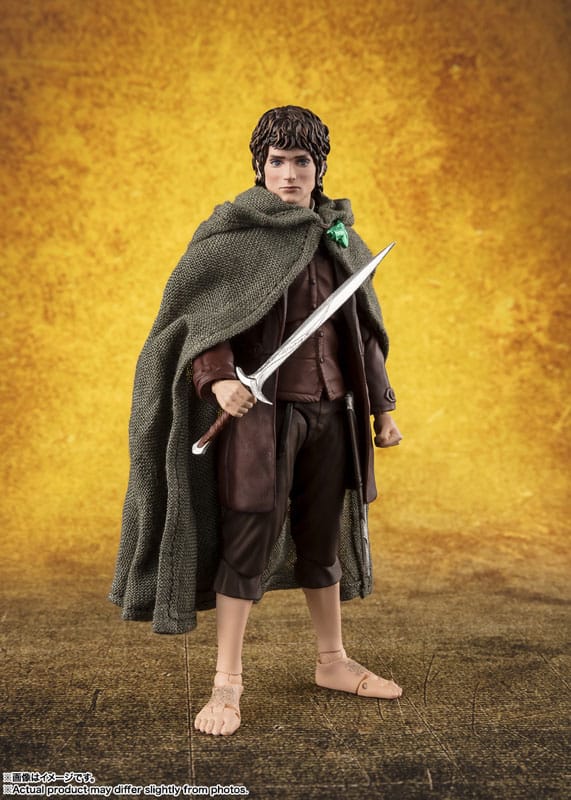 Herr der Ringe - S.H. Figuarts Actionfiguren Frodo Beutlin & Gollum Figur – Bild 3