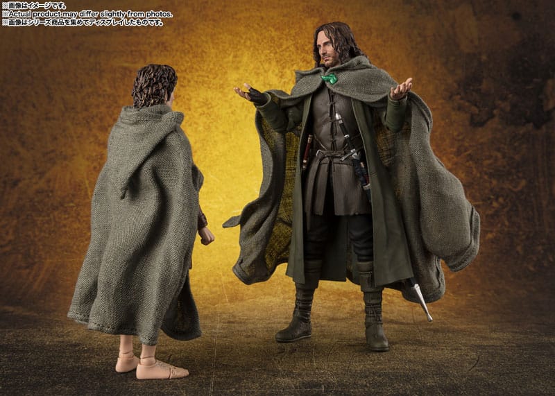 Herr der Ringe - S.H. Figuarts Actionfiguren Frodo Beutlin & Gollum Figur – Bild 8