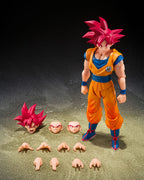 Dragon Ball - Super S.H.Figuarts Actionfigur Super Saiyan God Son Guko (God Aura) Figur – Bild 7