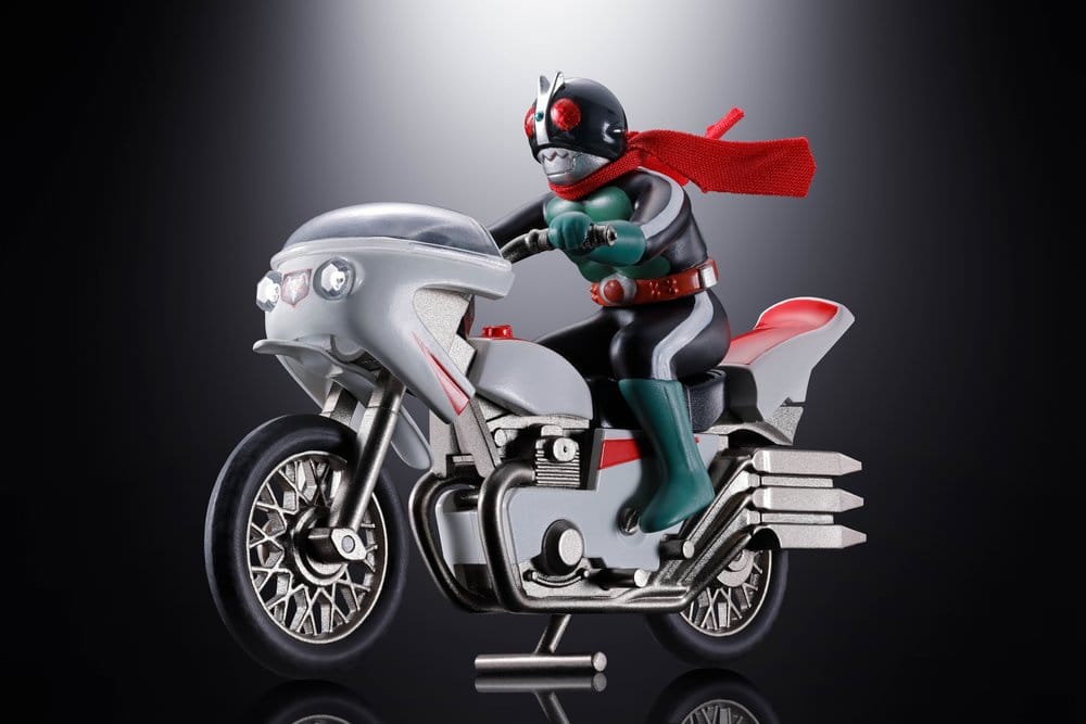 Kamen Rider - Chogokin Diecast Actionfigur Cyclone (Masked Rider 2) Figur – Bild 4