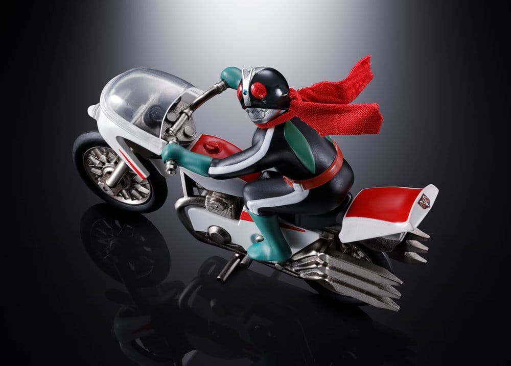 Kamen Rider - Chogokin Diecast Actionfigur Cyclone (Masked Rider 2) Figur – Bild 6