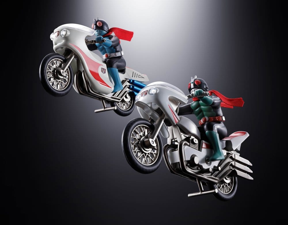 Kamen Rider - Chogokin Diecast Actionfigur Cyclone (Masked Rider 2) Figur – Bild 8