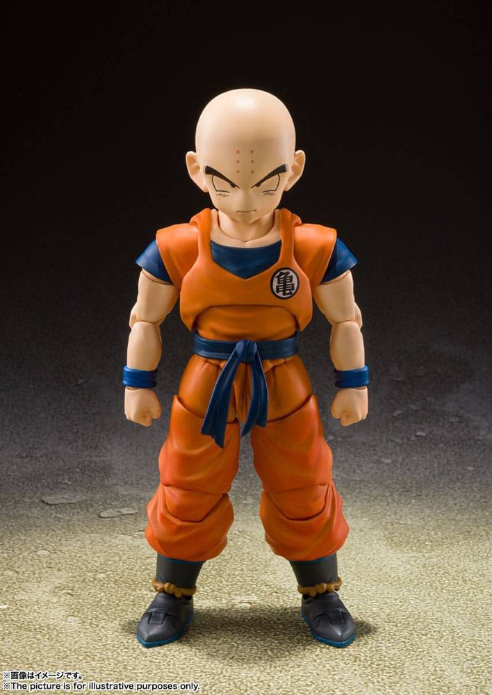 Dragon Ball - Z S.H. Figuarts Actionfigur Krillin-Earth's Strongest Man Figur – Bild 2