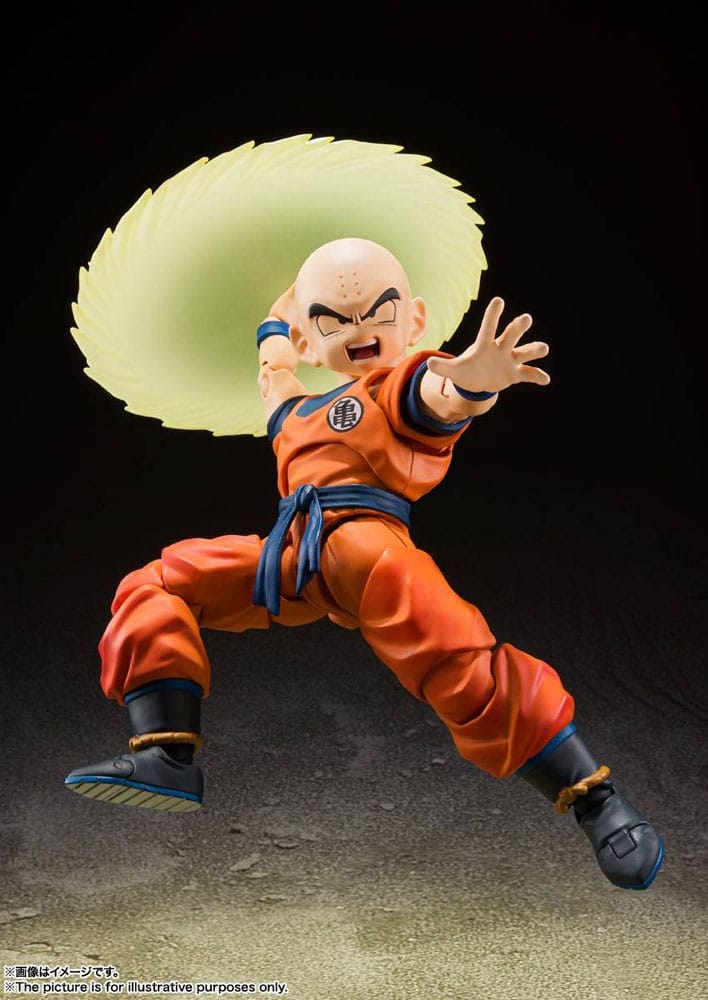 Dragon Ball - Z S.H. Figuarts Actionfigur Krillin-Earth's Strongest Man Figur – Bild 5