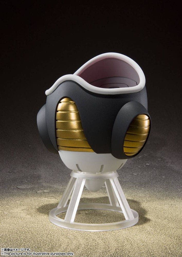 Dragon Ball - Z S.H. Figuarts Actionfigur Frieza (First Form) & Frieza Pod Reissue Figur – Bild 2