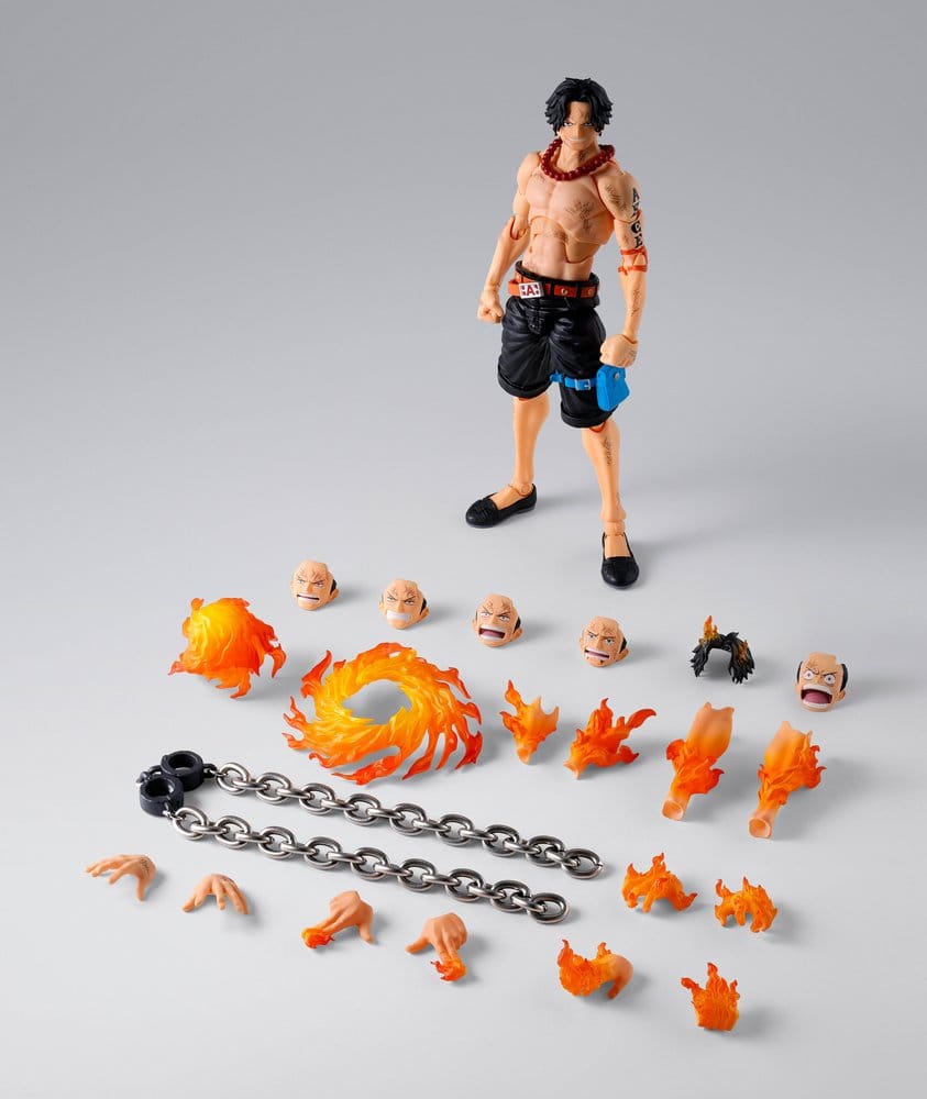 One Piece - S.H. Figuarts Actionfigur Portgas D. Ace -Marineford- Figur – Bild 8