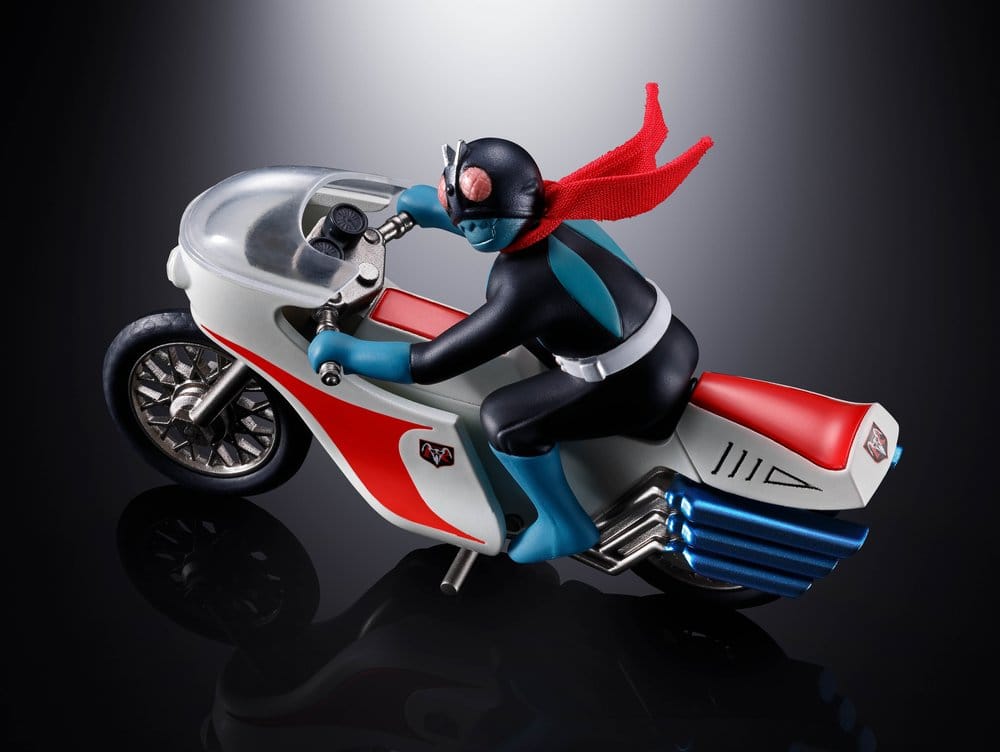 Kamen Rider - Chogokin Diecast Actionfigur Cyclone (Masked Rider 1) Figur – Bild 6