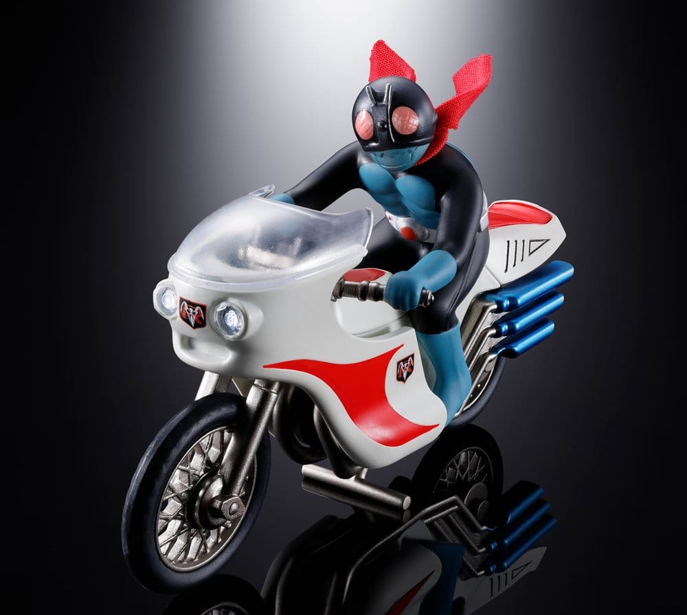Kamen Rider - Chogokin Diecast Actionfigur Cyclone (Masked Rider 1) Figur – Bild 7