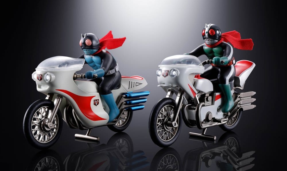 Kamen Rider - Chogokin Diecast Actionfigur Cyclone (Masked Rider 1) Figur – Bild 8