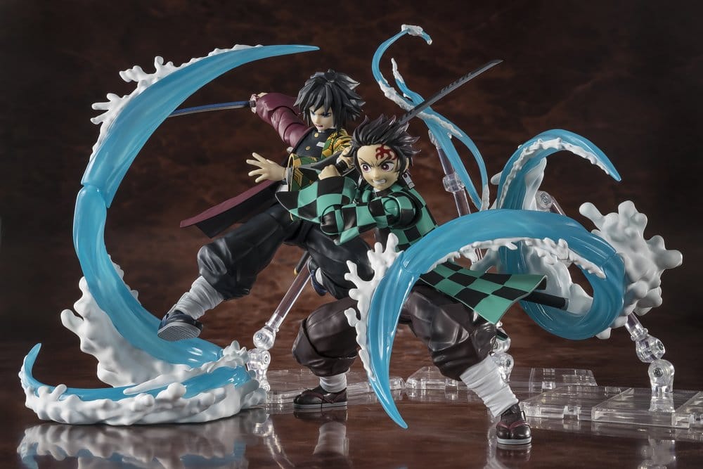 Demon Slayer: Kimetsu no Yaiba - S.H. Figuarts Zubehör-Set Tanjiro Kamado & Giyu Tomioka Water Breathing Option Parts Set Figur – Bild 6