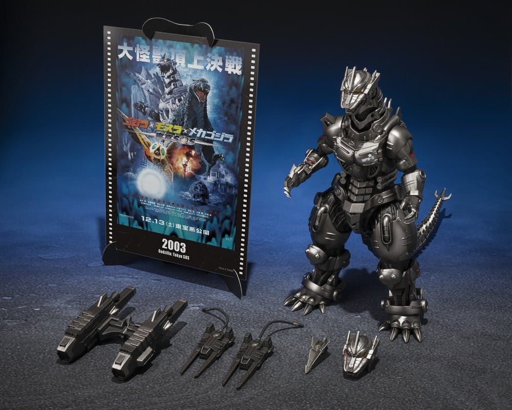 Godzilla - Tokyo S.O.S. S.H.MonsterArts Diecast Actionfigur Kiryu (Heavily Armed Type / High Mobility Type) "Tokyo SOS" -Movie Graphic Plus- Figur – Bild 4