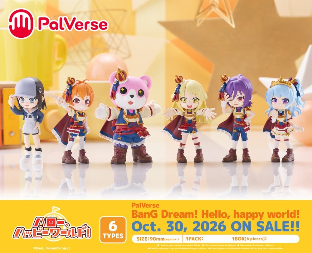 BanG Dream! - PalVerse Minifiguren Hello, Happy World! Blind Box Display (6) Figur – Bild 17