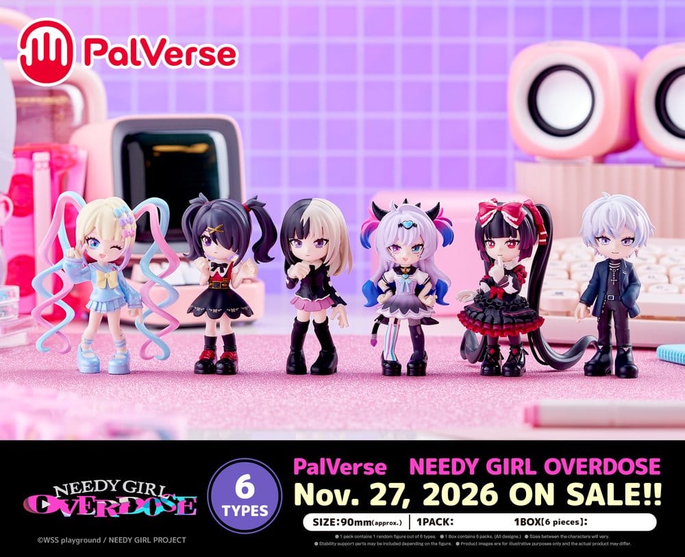 Needy Girl Overdose - PalVerse Minifiguren Blind Box Display (6) Figur – Bild 17