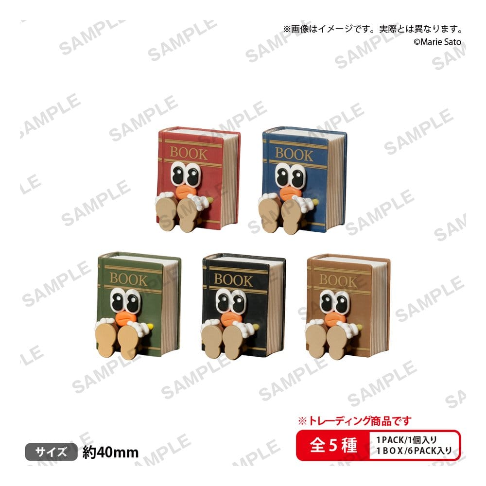 Osuwari-chan - The Box Minifiguren Book 4 cm Blind Box Display (6) Figur – Bild 1