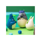 Mein Nachbar Totoro Figur mit rundem Boden Mid Totoro with leaf 6 cm – Bild 4