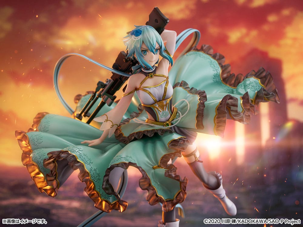 Sword Art Online - PVC Statue Sinon Crystal Dress Ver. 1/7 Scale - SHIBUYA SCRAMBLE – Bild 2