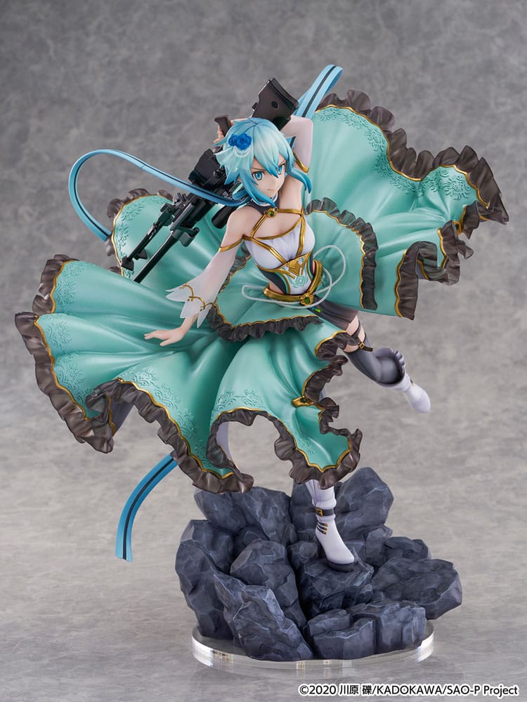 Sword Art Online - PVC Statue Sinon Crystal Dress Ver. 1/7 Scale - SHIBUYA SCRAMBLE – Bild 5
