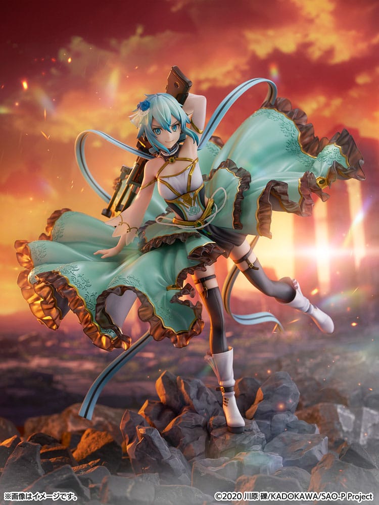 Sword Art Online - PVC Statue Sinon Crystal Dress Ver. 1/7 Scale - SHIBUYA SCRAMBLE – Bild 9