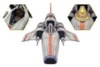 Battlestar Galactica - Actionfigur mit Fahrzeug Colonial Viper Mk & Lieutenant Boomer Figur – Bild 2