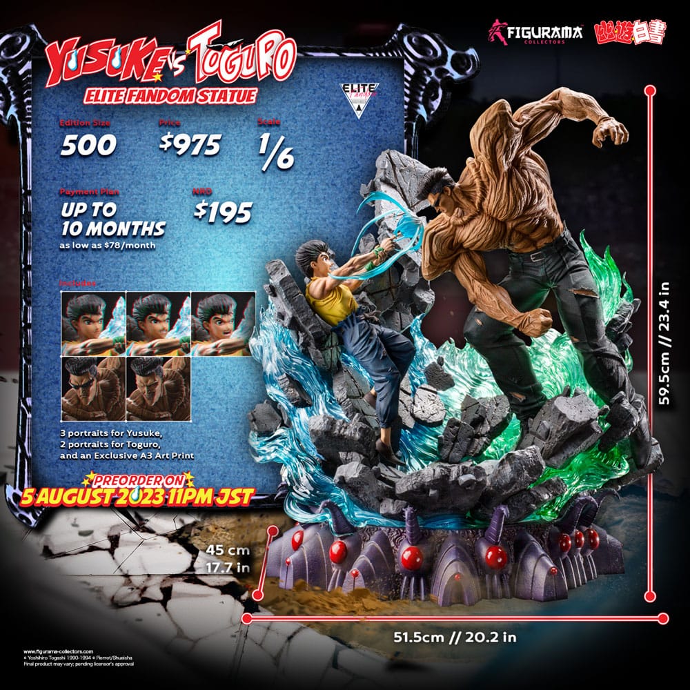 Yu Yu Hakusho - Yusuke vs Toguro 1/6 Scale - Elite Exclusive – Bild 4