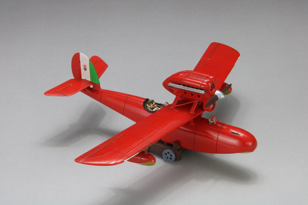 Studio Ghibli - Porco Rosso Model-Kit mit Figur 1/72 Savoia S.21F Version 2 & Porco – Bild 1