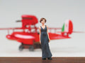 Studio Ghibli - Porco Rosso Model-Kit mit Figur 1/48 Savoia S.21F Version 2 & Gina – Bild 1