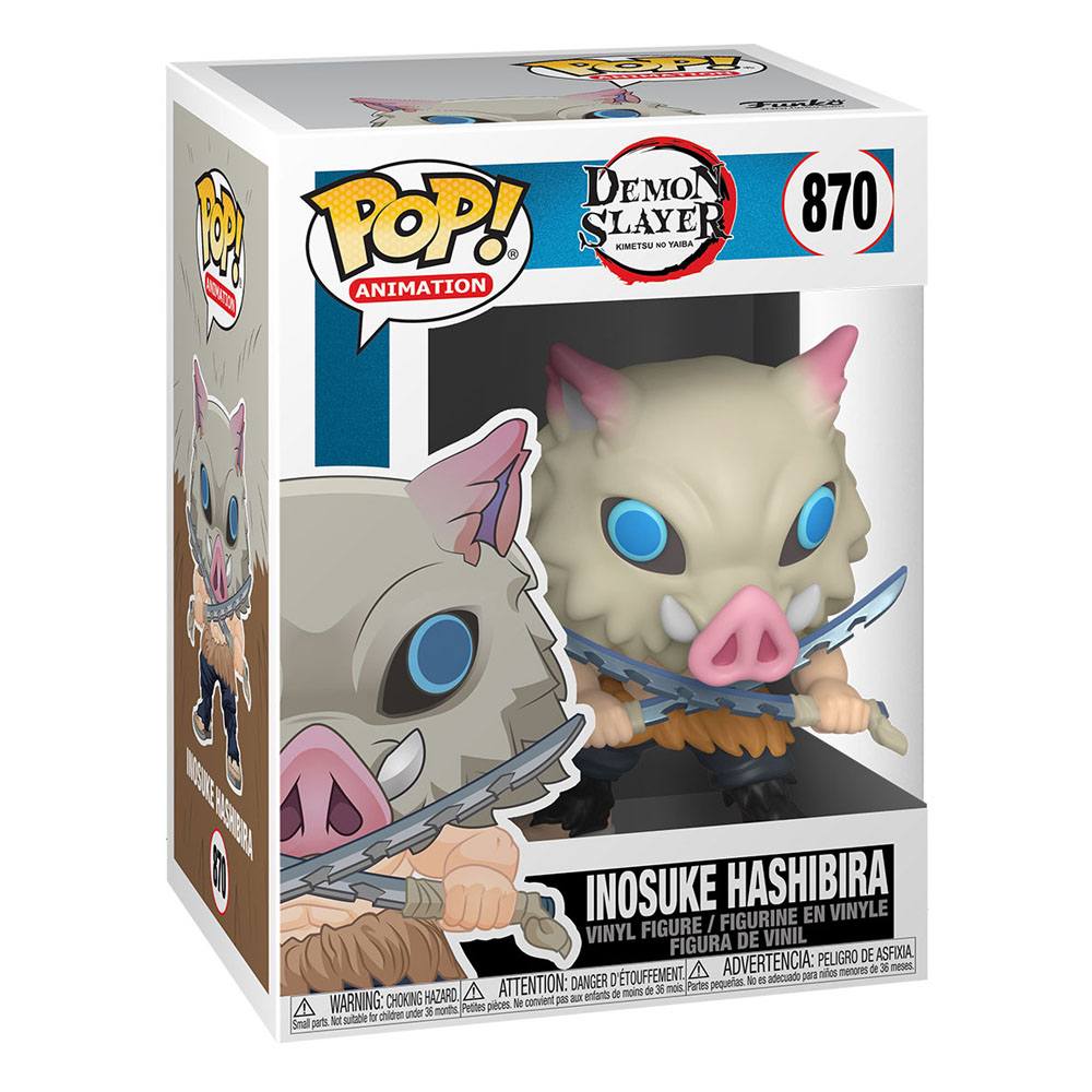 Demon Slayer: Kimetsu no Yaiba - Demon Slayer POP! Animation Vinyl Figur Inosuke Hashibira – Bild 2