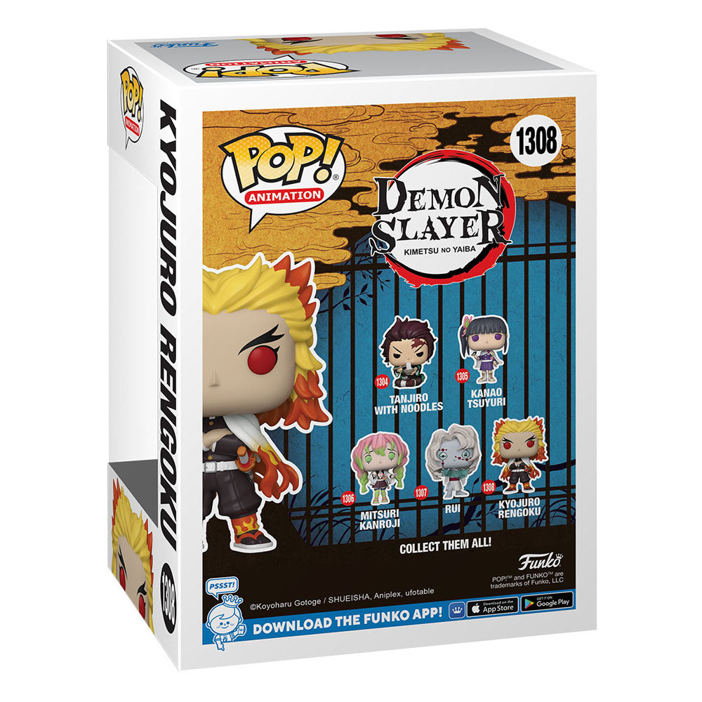 Demon Slayer: Kimetsu no Yaiba - Demon Slayer POP! Animation Vinyl Figur Rengoku – Bild 3