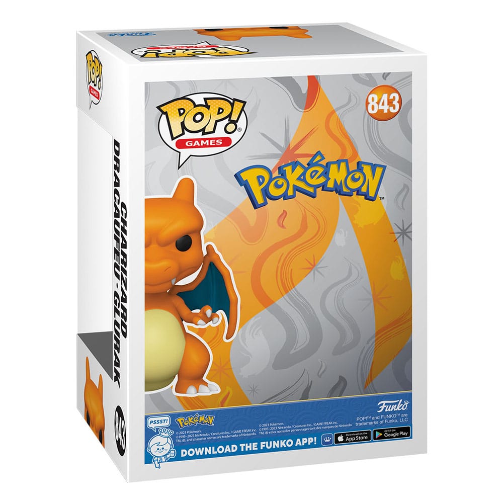 Pokémon - Charizard (EMEA) - POP! Games Vinyl – Bild 3
