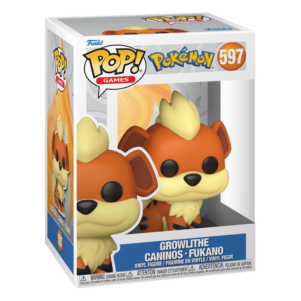 Pokémon - Growlithe (EMEA) - POP! Games Vinyl – Bild 2