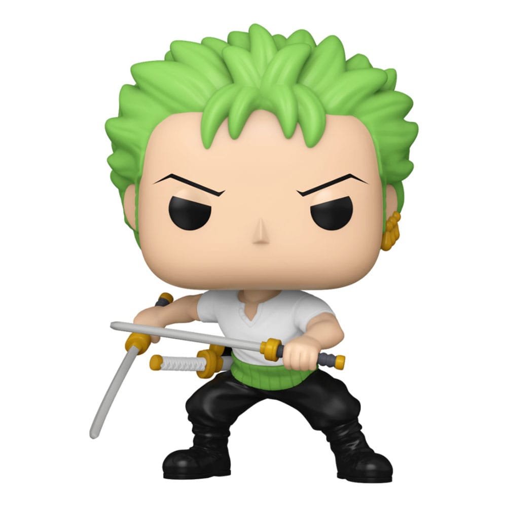 One Piece - POP! Animation Vinyl Figuren Zoro (Refresh) w/Ch 9 cm Sortiment (6) Figur – Bild 2