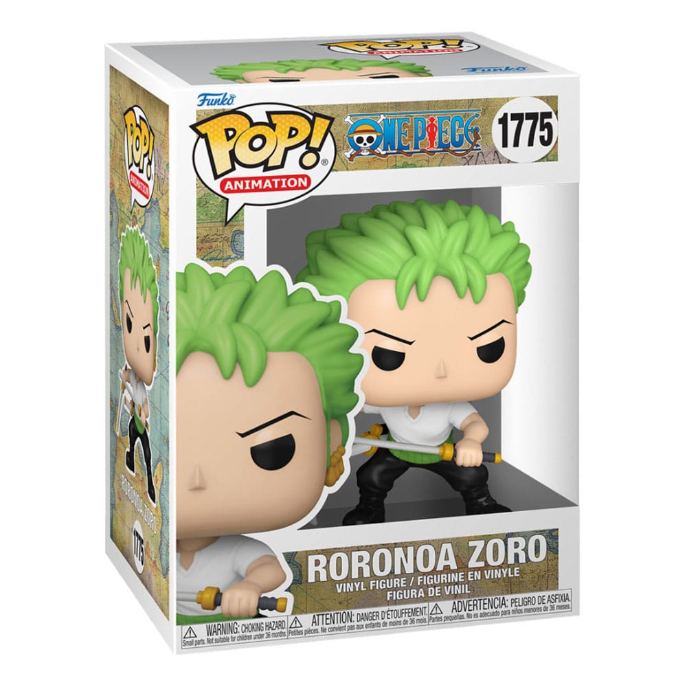 One Piece - POP! Animation Vinyl Figuren Zoro (Refresh) w/Ch 9 cm Sortiment (6) Figur – Bild 3