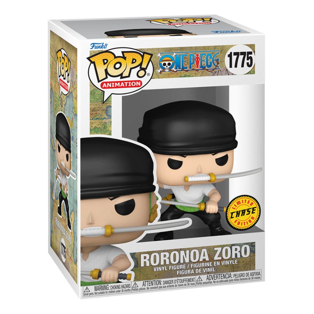 One Piece - POP! Animation Vinyl Figuren Zoro (Refresh) w/Ch 9 cm Sortiment (6) Figur – Bild 5