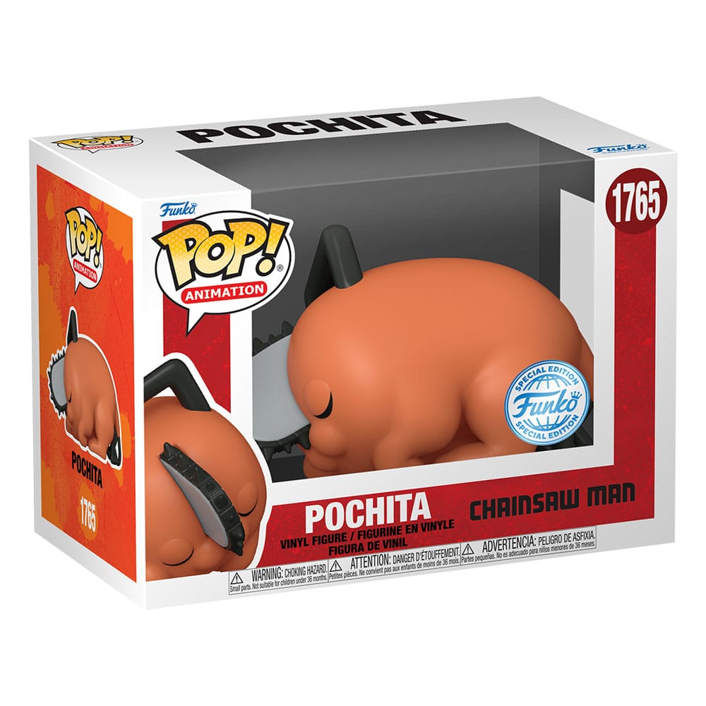 Chainsaw Man - Sleeping Pochita heo Exclusive - POP! Movies Vinyl – Bild 2