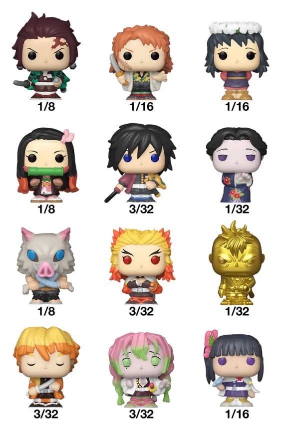 Demon Slayer: Kimetsu no Yaiba - The Movie Bitty POP! Vinyl Figuren 2 cm Display (32) Figur – Bild 2
