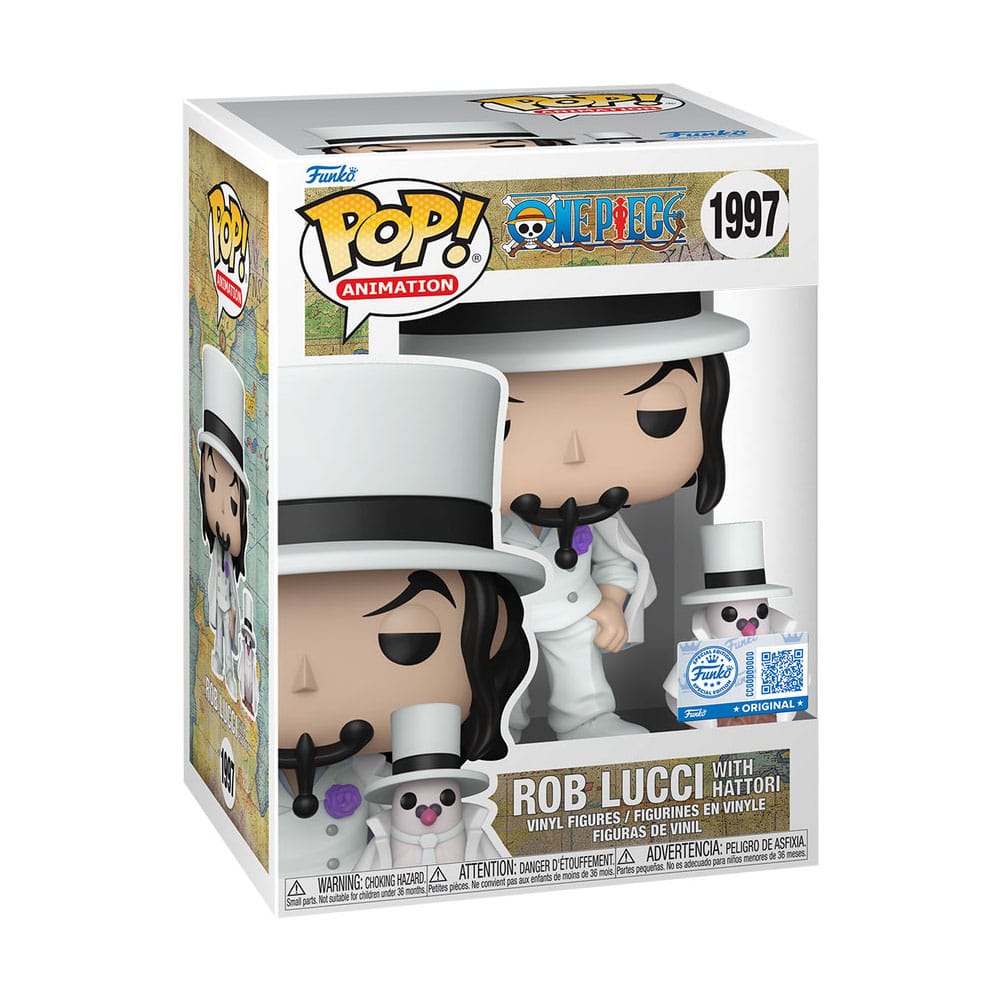 One Piece - *heo Exclusive Edition* One Piece POP!&Buddy Animation Vinyl Figuren Rob Lucci with Hattori w/Chase 10 cm Sortiment (6) – Bild 2