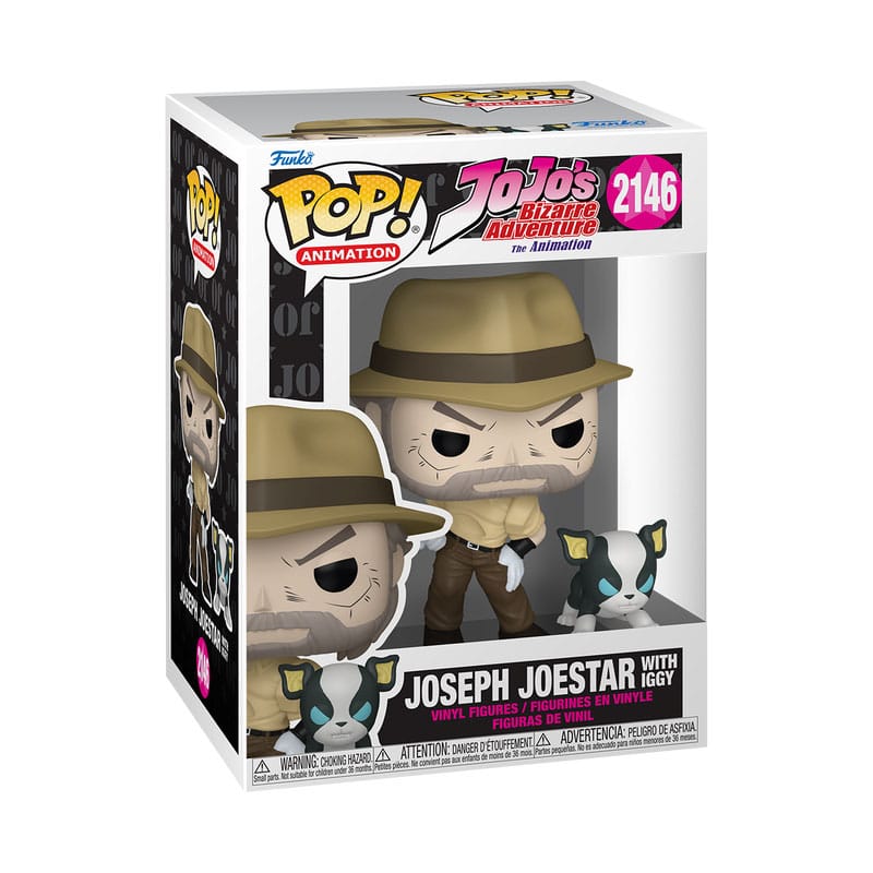 JoJo's Bizarre Adventure - POP!&Buddy Animation Vinyl Figuren Joseph & Iggy Figur – Bild 2