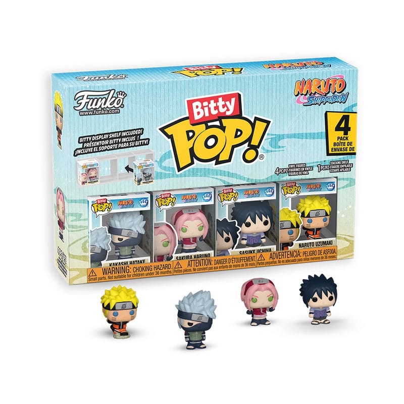 Naruto - Shippuden Bitty POP! Vinyl Figuren 4er-Pack Team 7 w/CH Figur – Bild 1