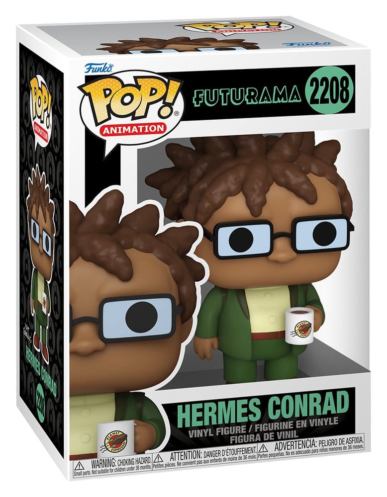 Futurama - Hermes w/Mug - Pop! Animation Vinyl – Bild 2