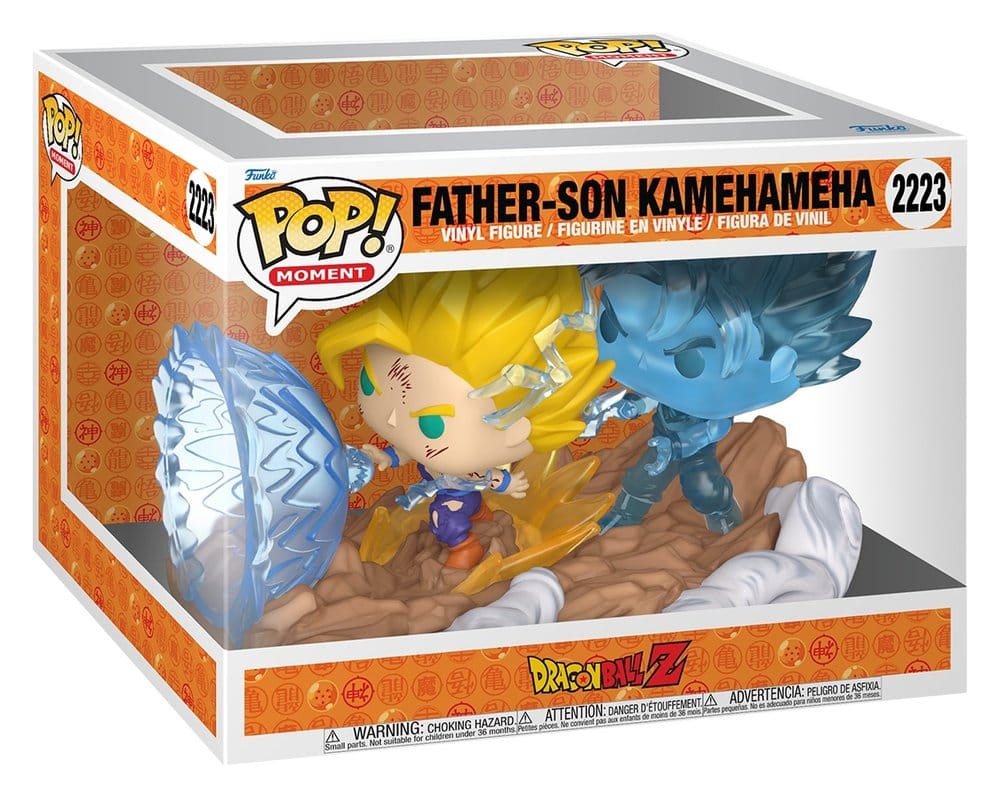 Dragon Ball - Z POP Moments Vinyl Figuren Father-Son Kamehameha Figur – Bild 2