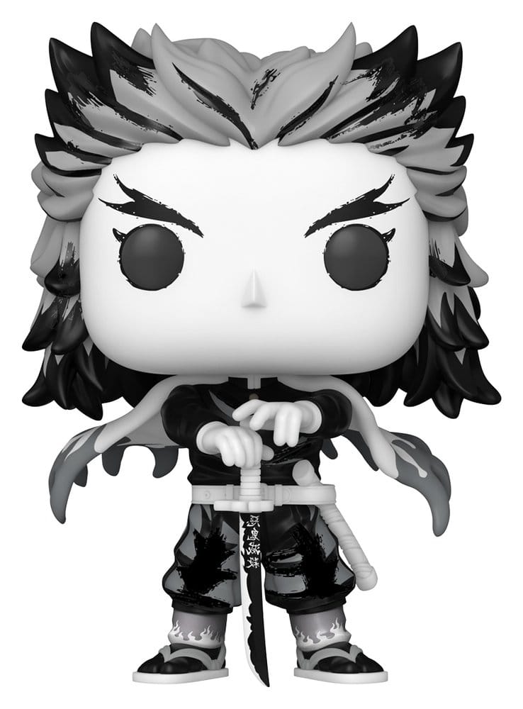 Demon Slayer: Kimetsu no Yaiba - POP! Animation Vinyl Figuren Rengoku(Sumi-Ink) Figur – Bild 1