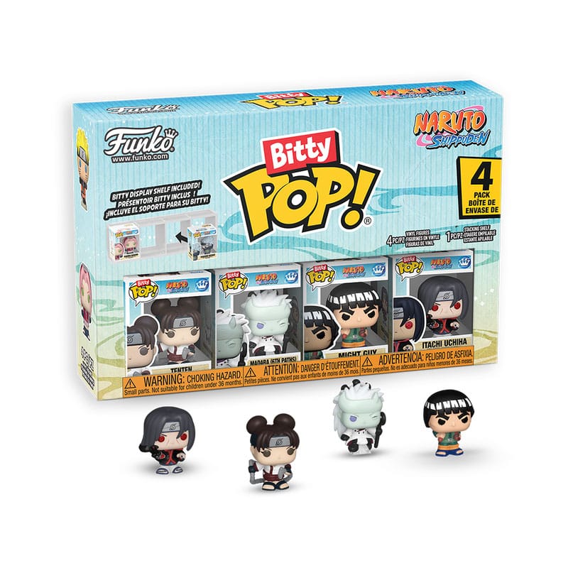 Naruto - Shippuden Bitty POP! Vinyl Figuren 4er-Pack Battles Figur – Bild 1