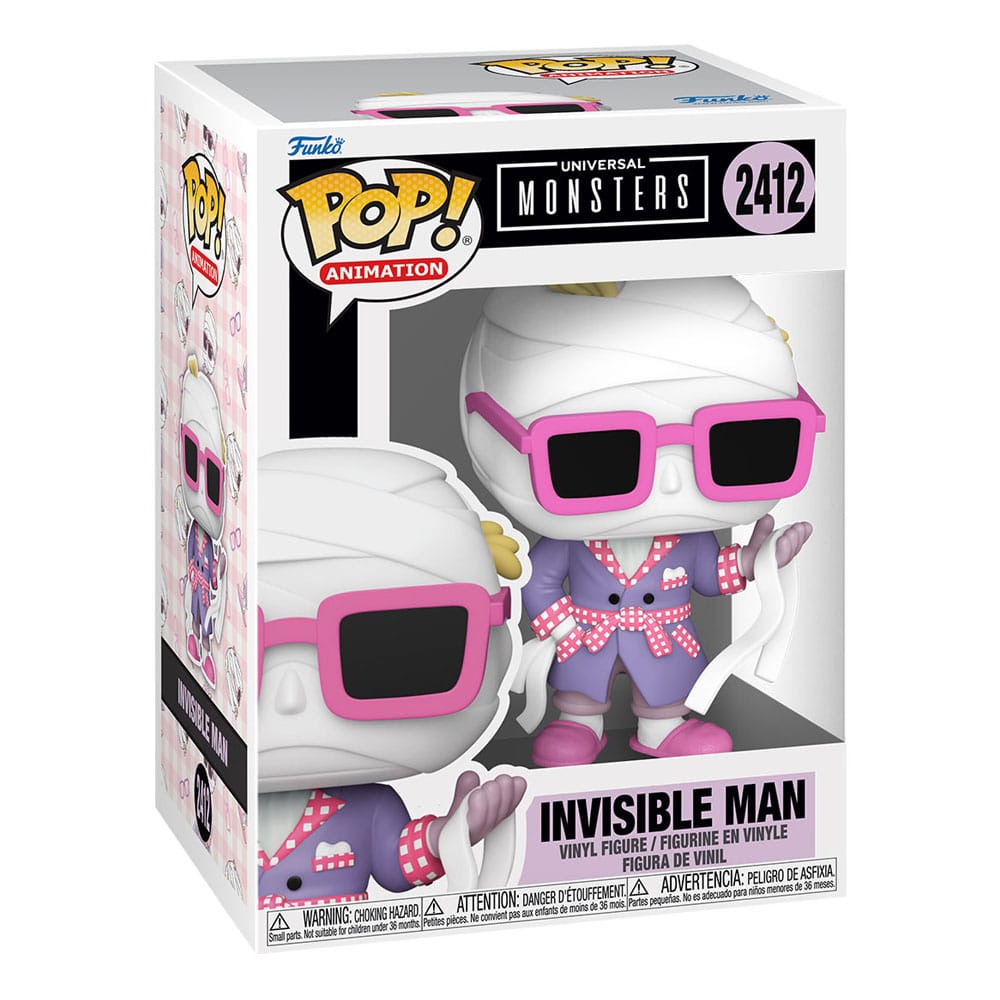 Universal Monsters - POP! Animation Vinyl Figuren Invisible Man with Chase 9 cm Sortiment (6) Figur – Bild 4