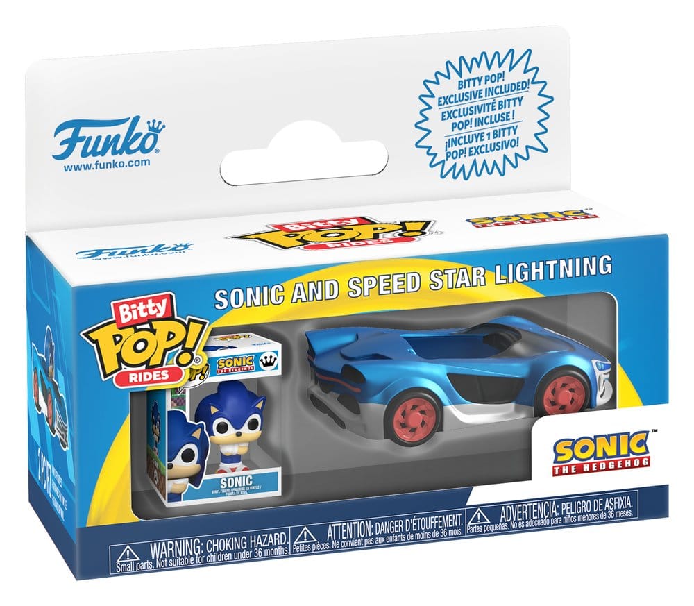 Sonic - The Hedgehog - Sonic Bitty POP! Ride Vinyl Figur Speed Star w/Sonic – Bild 2