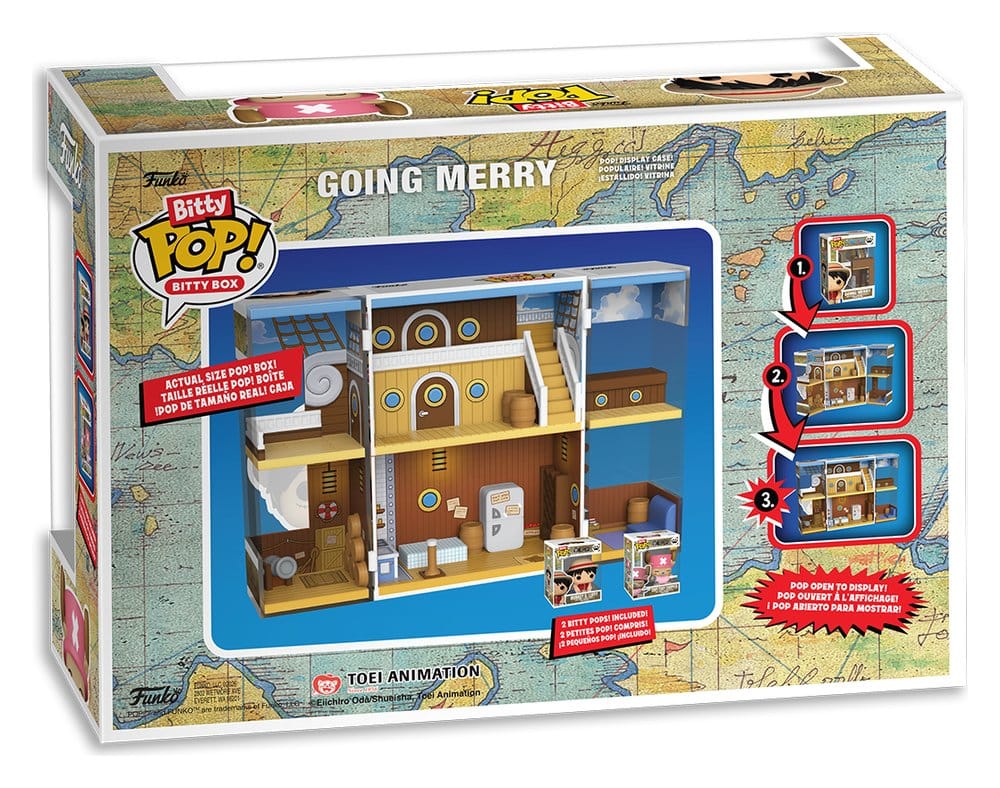 One Piece - Bitty POP! Bitty Box Display mit 2 Vinyl Figuren Going Merry Figur – Bild 2