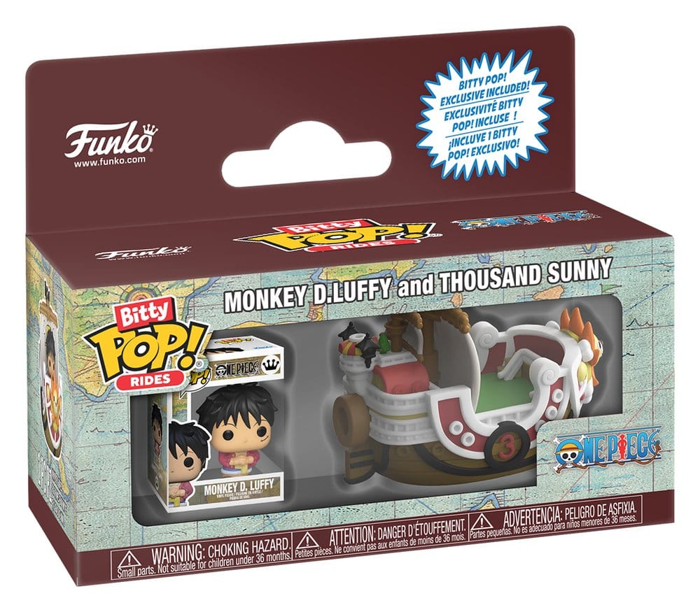 One Piece - Thousand Sunny w/Luffy - Bitty POP! Ride Vinyl – Bild 1