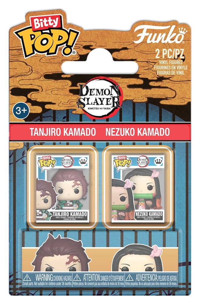 Demon Slayer: Kimetsu no Yaiba - POP! Vinyl Figuren 2er-Pack Tanjiro & Nezuko Figur – Bild 1