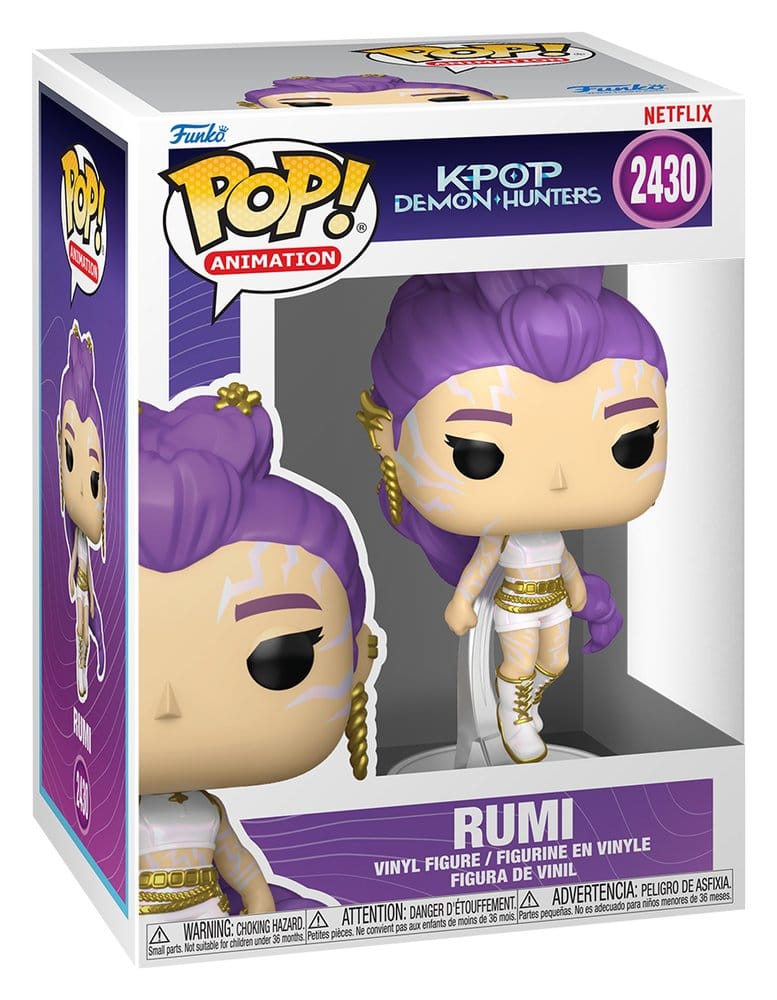 KPop Demon Hunters - POP! Animation Vinyl Figuren Rumi with Chase (Glow) 9 cm Sortiment (6) Figur – Bild 2