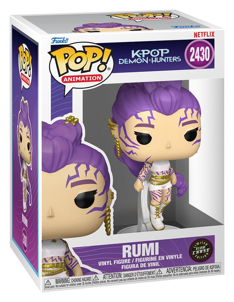 KPop Demon Hunters - POP! Animation Vinyl Figuren Rumi with Chase (Glow) 9 cm Sortiment (6) Figur – Bild 4